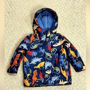 Colorful Dinosaur Print Kids' Jacket